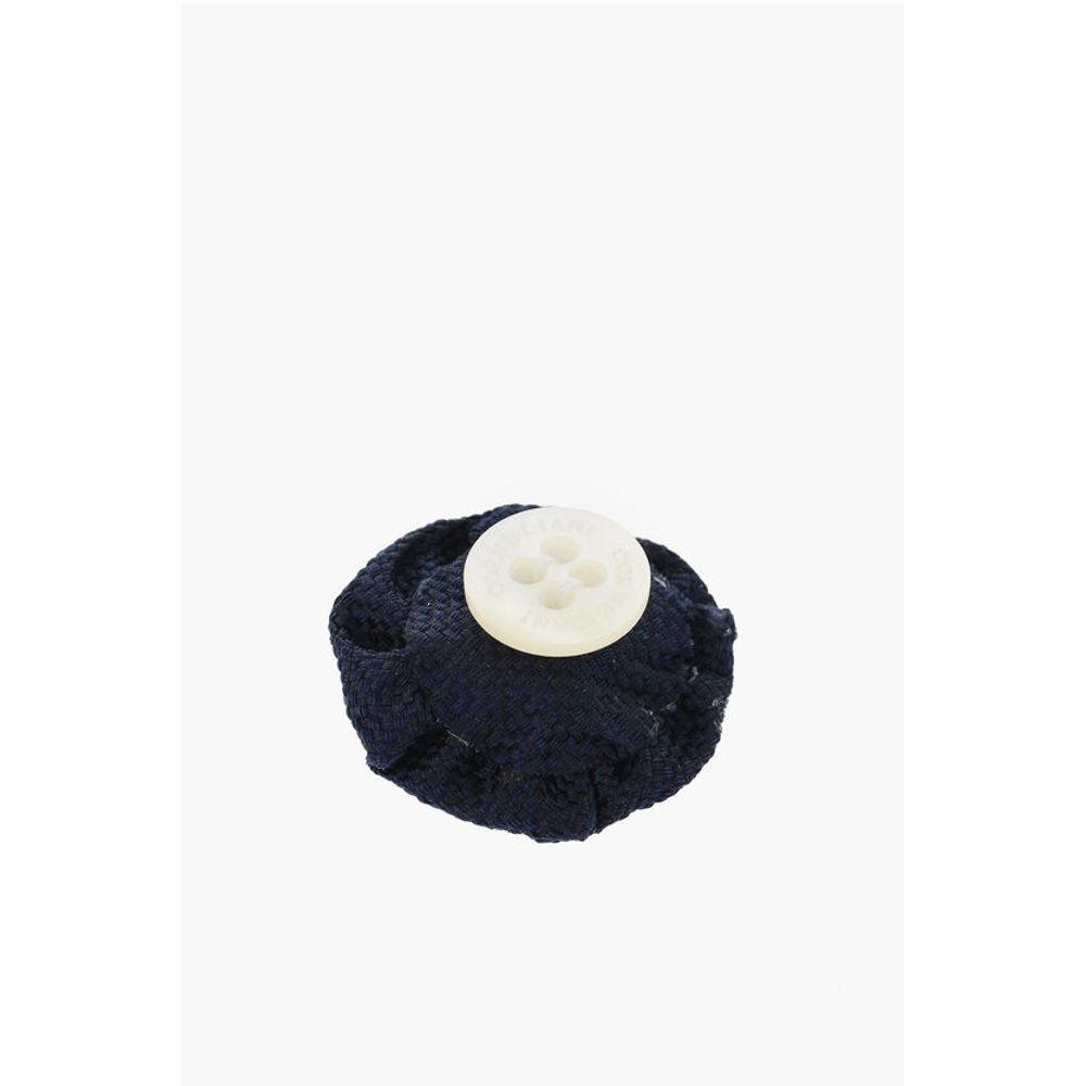 Corneliani Embroidered Silk Lapel Brooch - Image 2