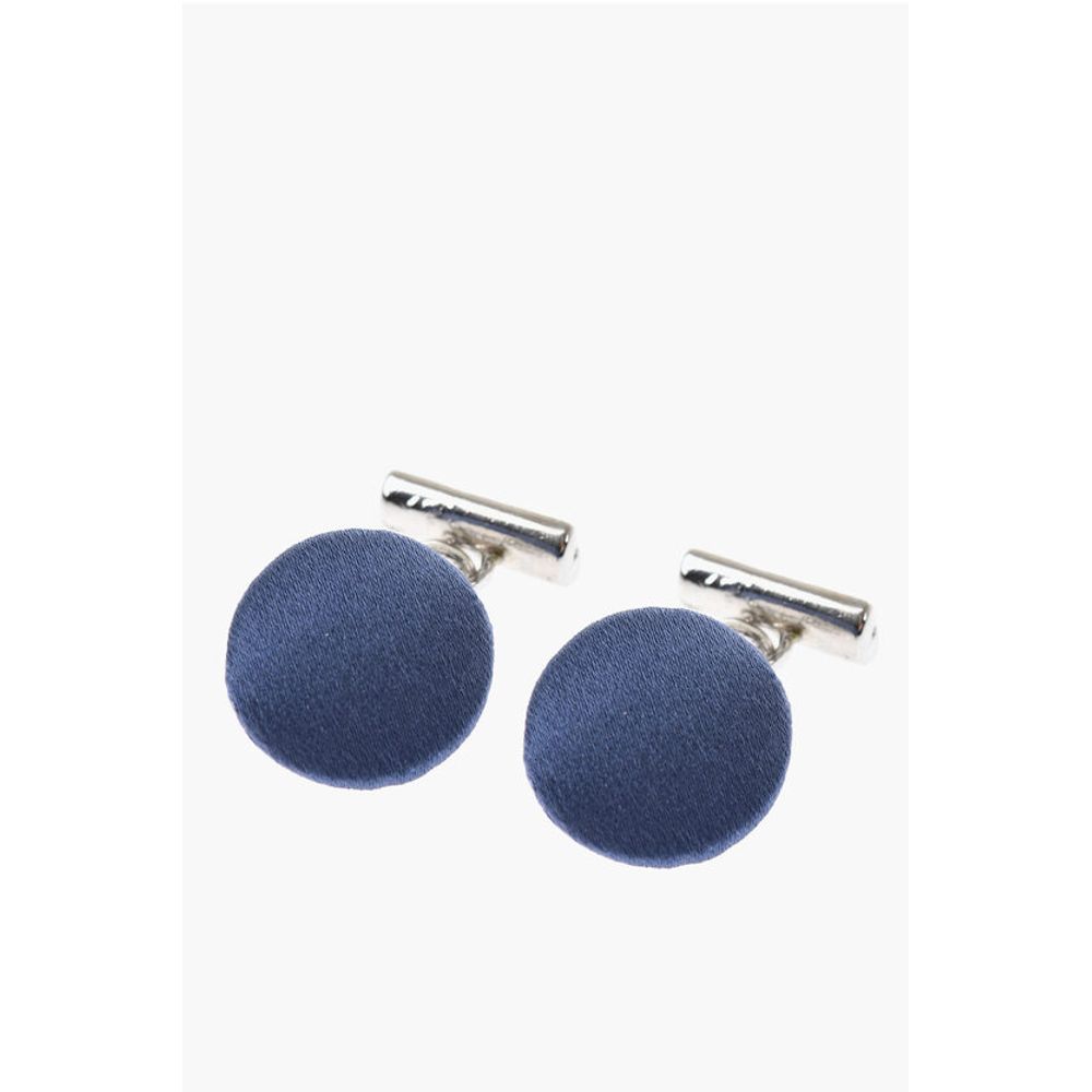 Corneliani Metal Cufflinks Lined With Silk