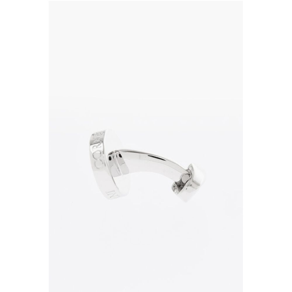 Corneliani Brass Cufflinks With Crystals - Image 2