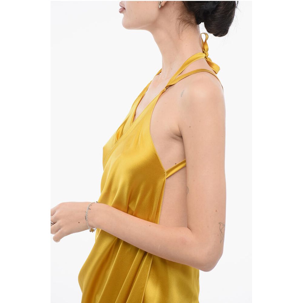 Stephan Janson Satin Dropped Shoulder Dress - Image 3