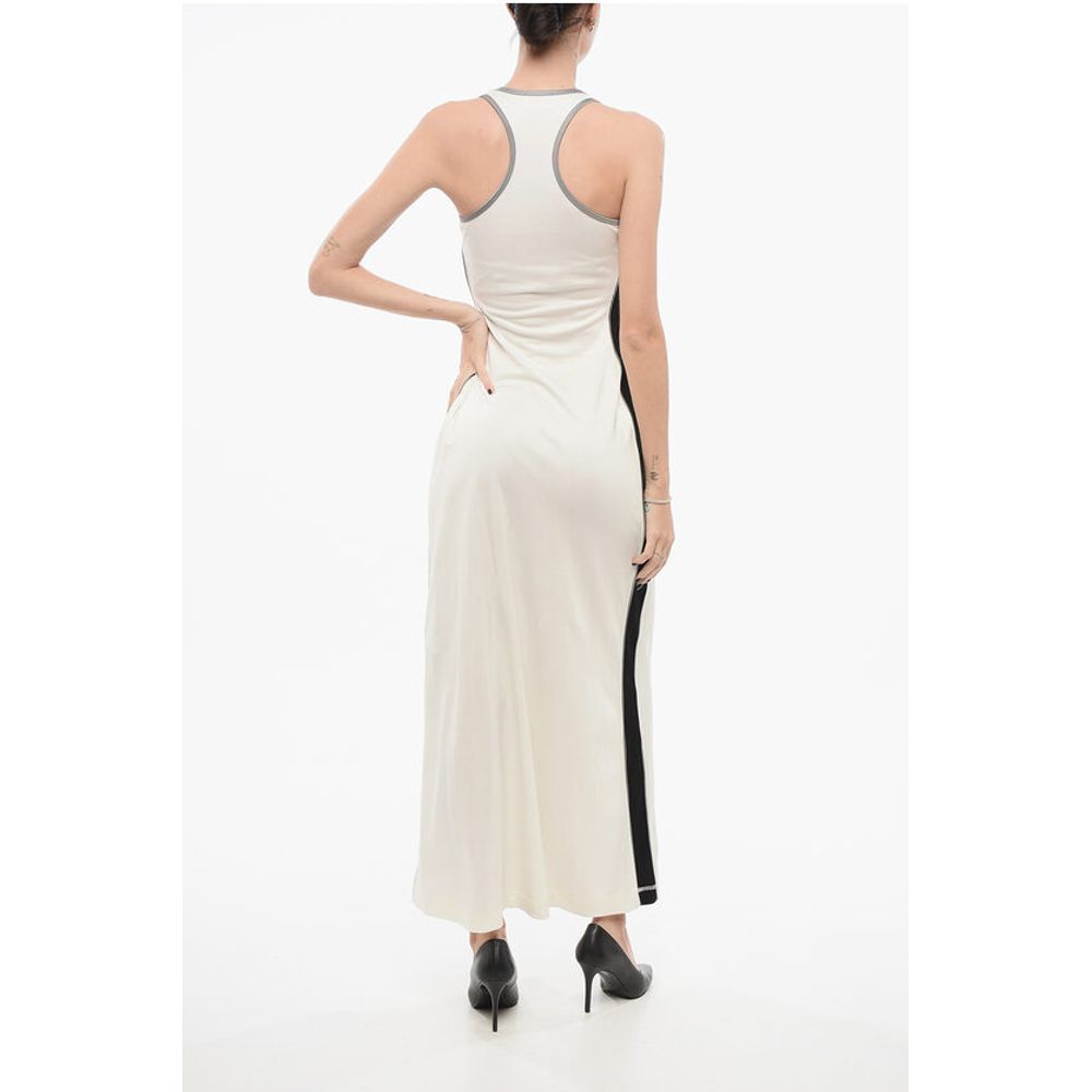 Diesel Viscose Slip Dress with Embroidered Logo - Image 2