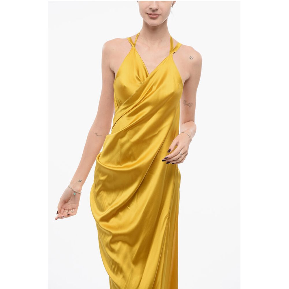 Stephan Janson Satin Dropped Shoulder Dress - Image 4