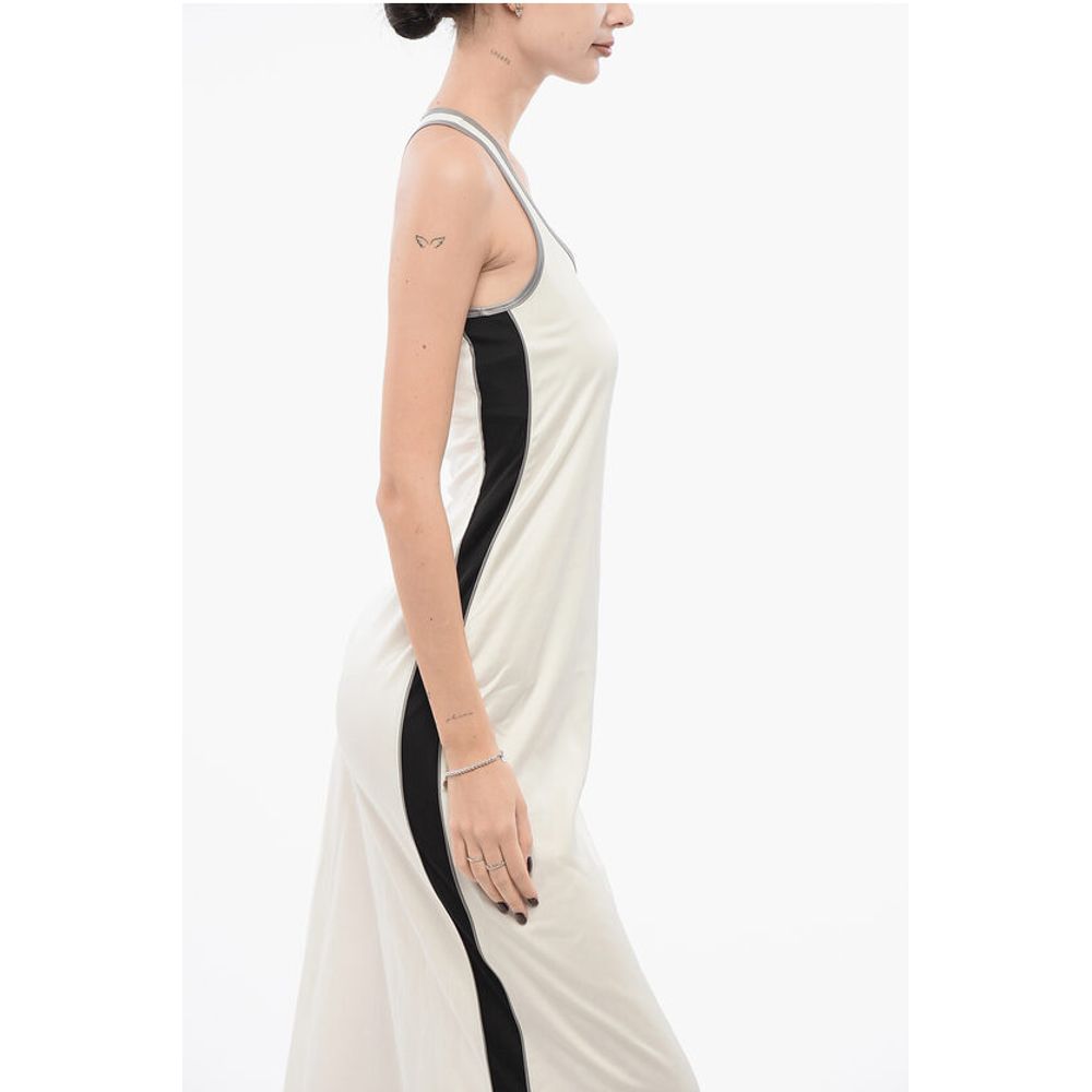 Diesel Viscose Slip Dress with Embroidered Logo - Image 3