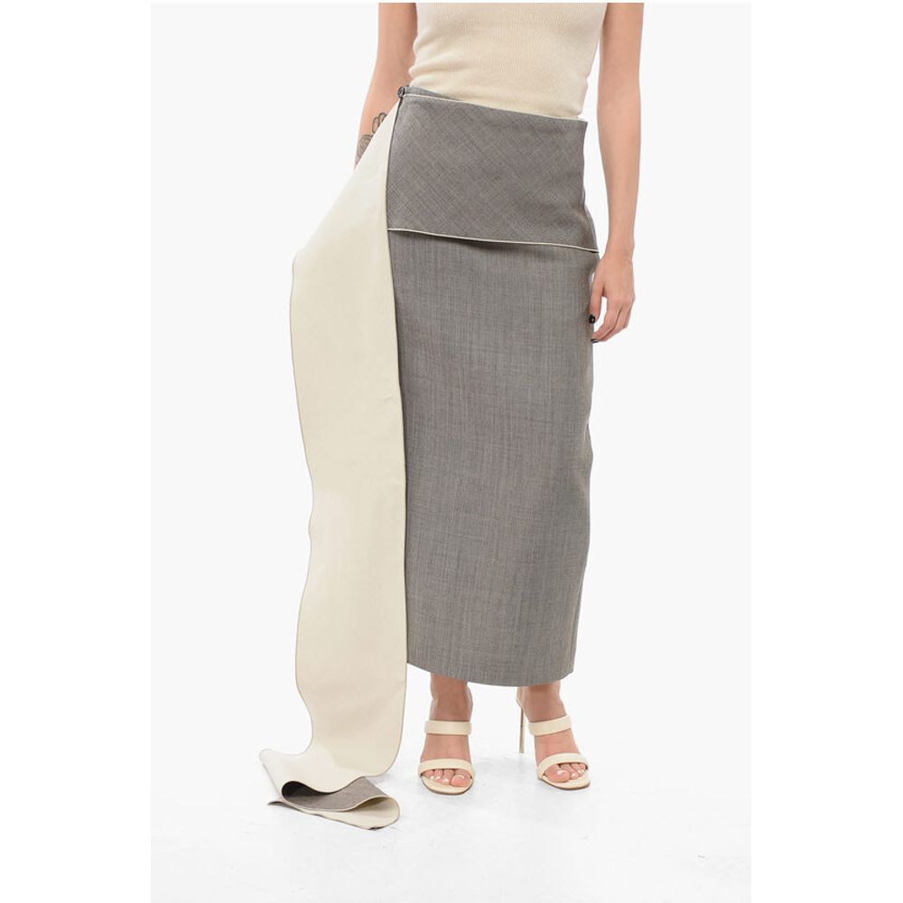 The Row Pencil Skirt with Pendant Layer