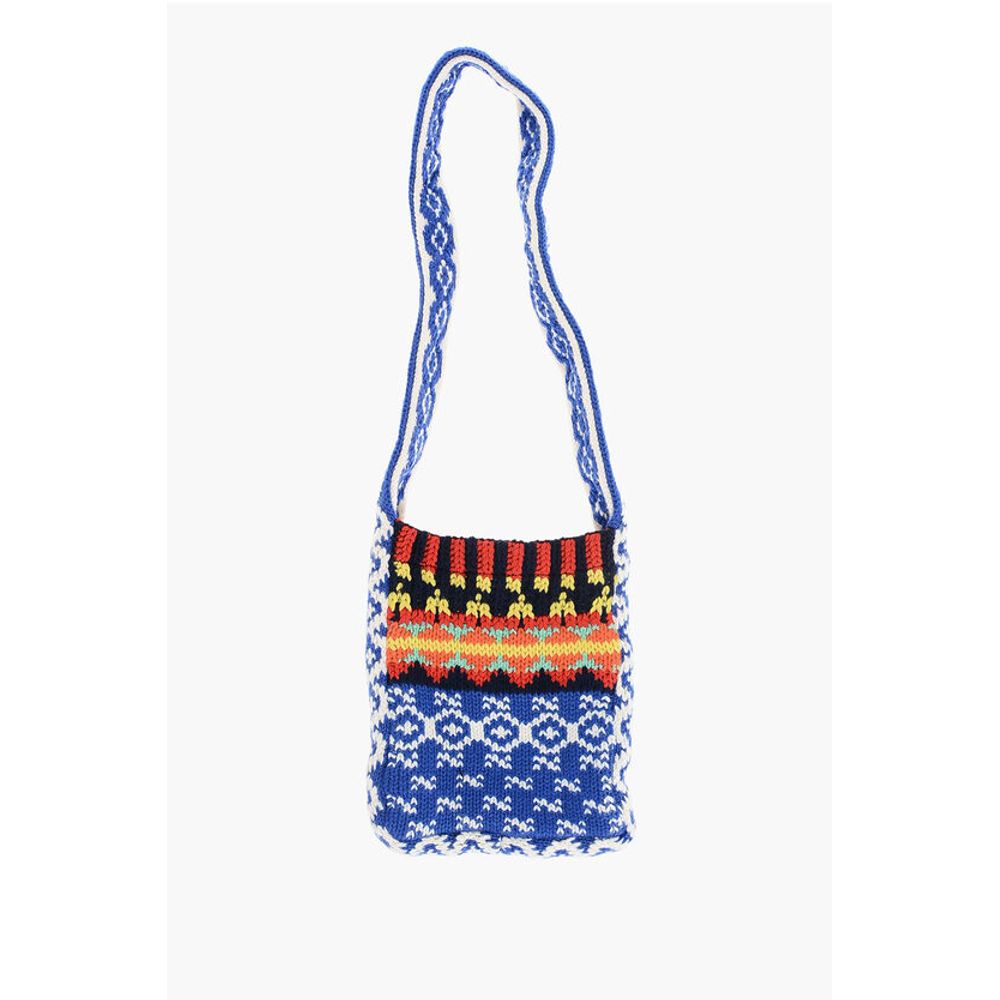 Dsquared² Crochet Wool Blend Crossbody Bag - Image 3