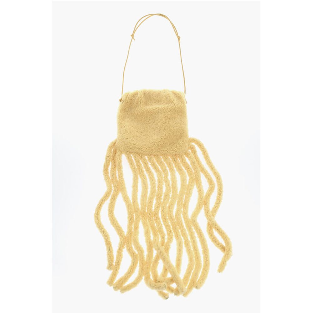 Bottega Veneta Shearling THE CURLY FRINGE Crossbody Bag