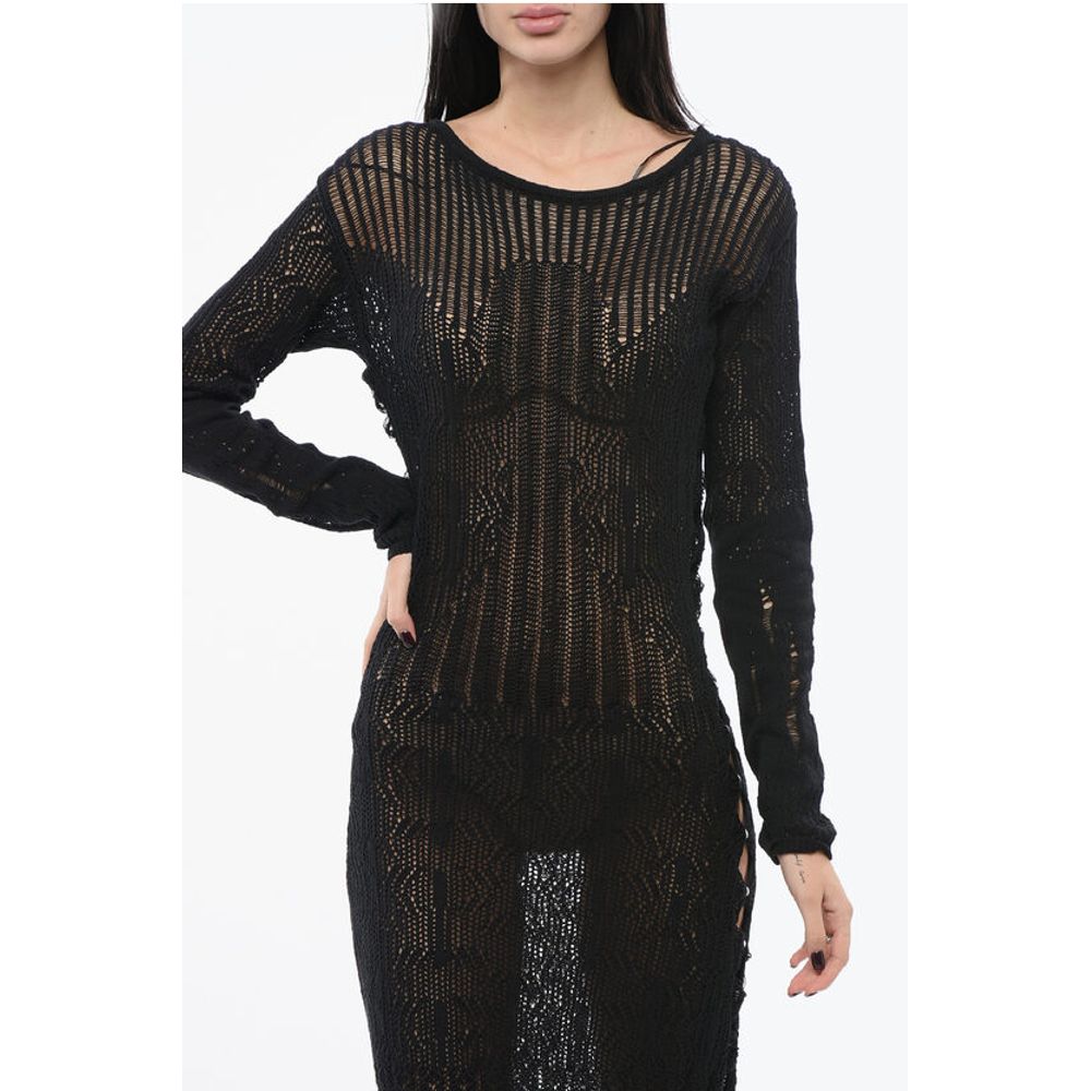 PINKO Perforated NEMESIANO Maxi Dress - Image 4