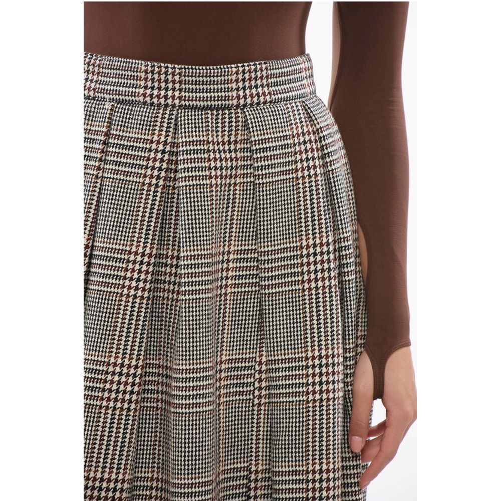 Department 5 Houndstooth Motif LAMP Pleated Skirt - Image 3
