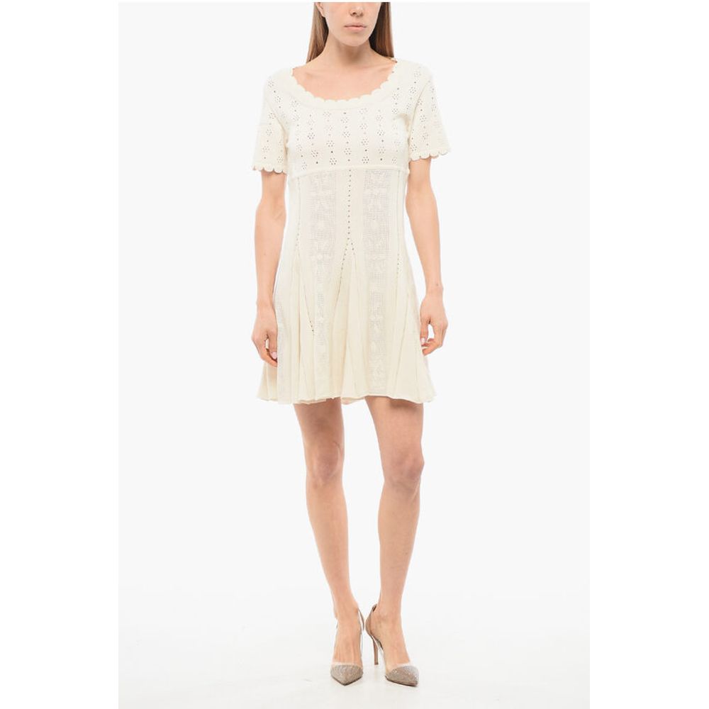 Viktor & Rolf TULLE Flared SPINNING Dress with Openwork Detail