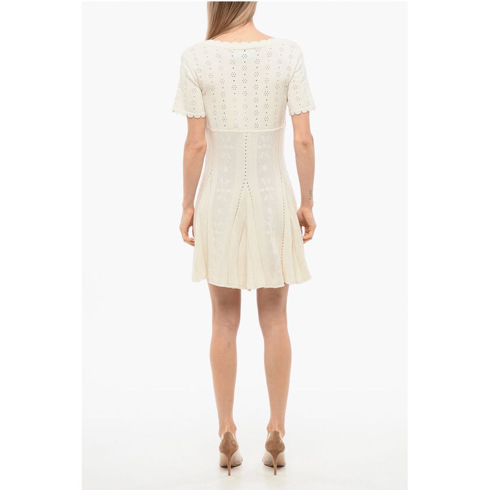 Viktor & Rolf TULLE Flared SPINNING Dress with Openwork Detail - Image 2