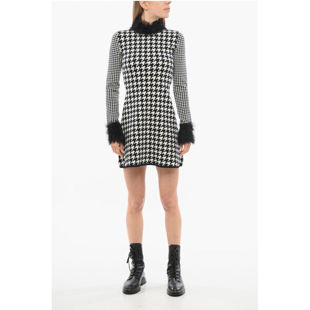 Viktor & Rolf Houndstooth Dress with Threads Detail