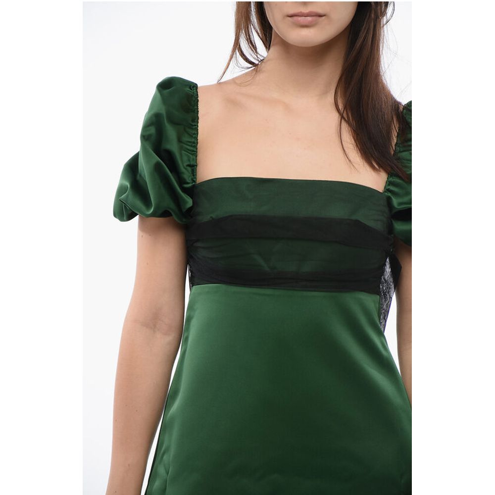 Viktor & Rolf Mini Dress With Lego Of Mutton Sleeves And Bow Detail - Image 4