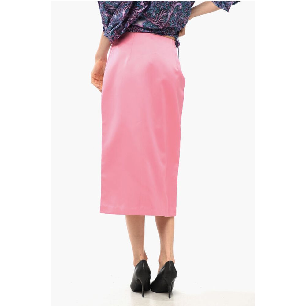 Viktor & Rolf HOLLYWOOD Pencil Skirt with Tulle Slit - Image 2