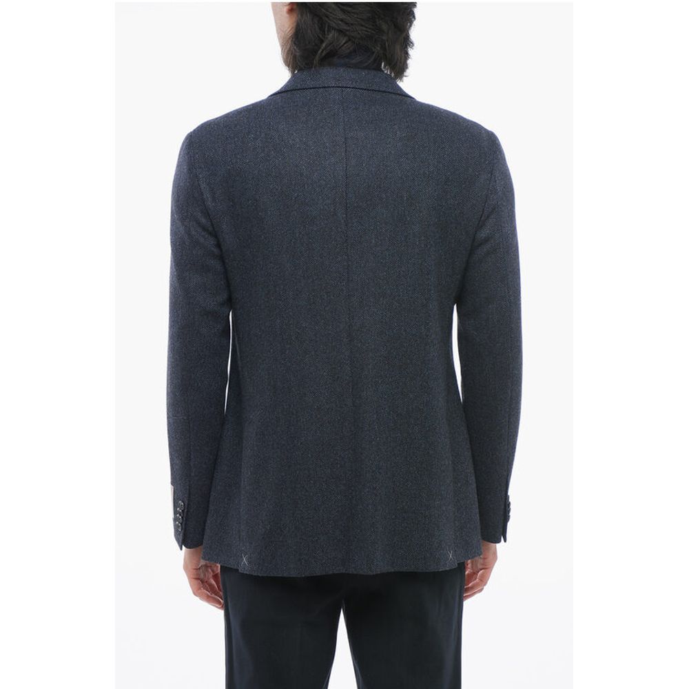 Corneliani CC COLLECTION Herringbone RIGHT Blazer - Image 2