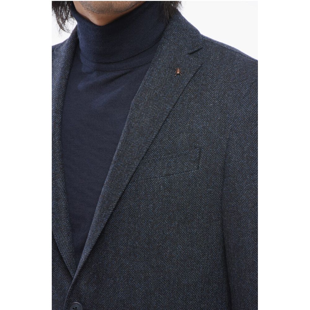 Corneliani CC COLLECTION Herringbone RIGHT Blazer - Image 3