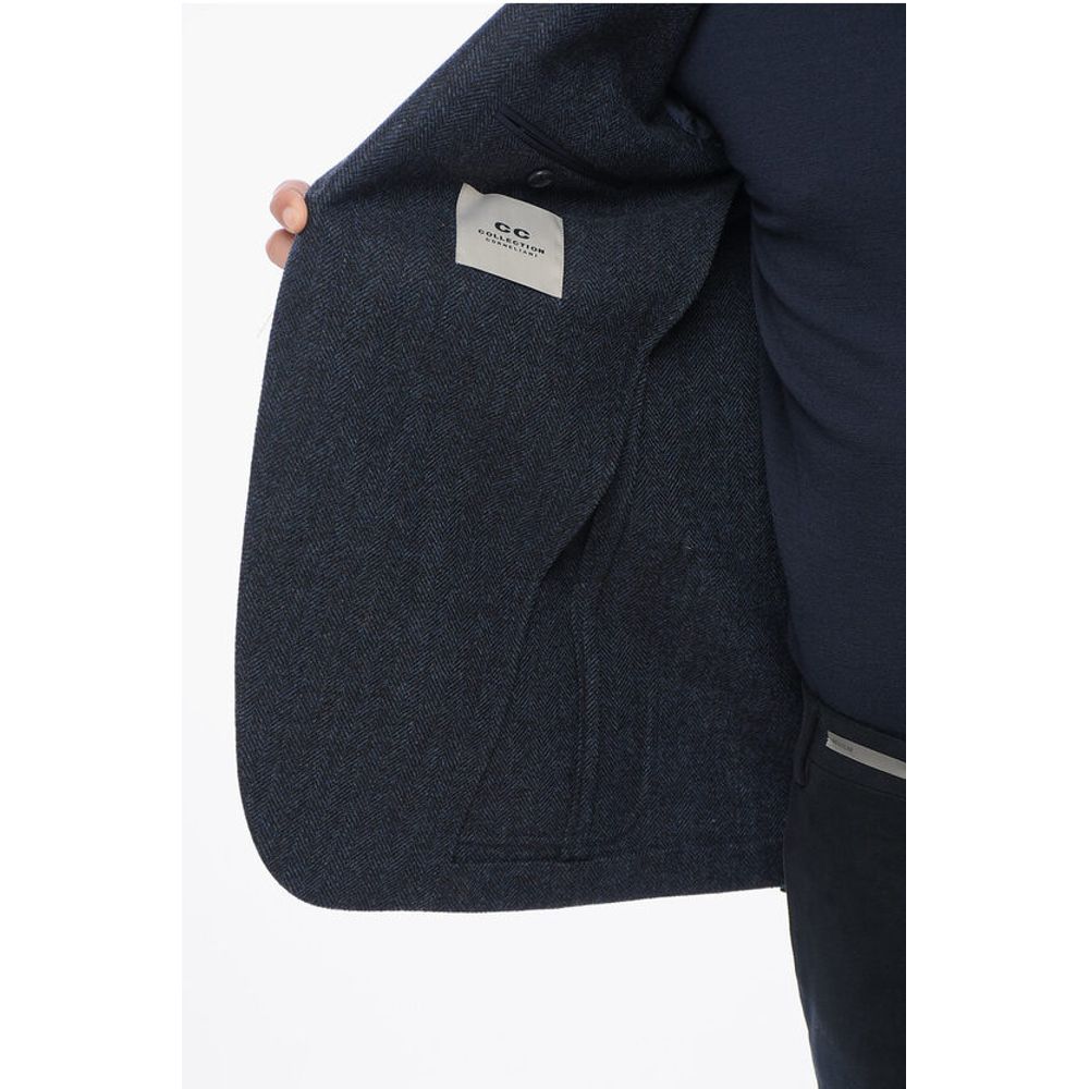 Corneliani CC COLLECTION Herringbone RIGHT Blazer - Image 5
