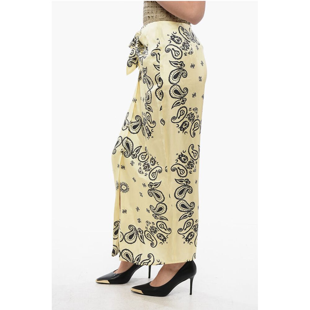 Nanushka Bandana Motif Silk NICOLET Sarong Skirt - Image 2