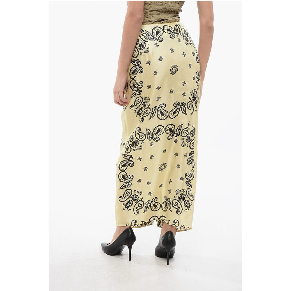 Nanushka Bandana Motif Silk NICOLET Sarong Skirt - Image 3