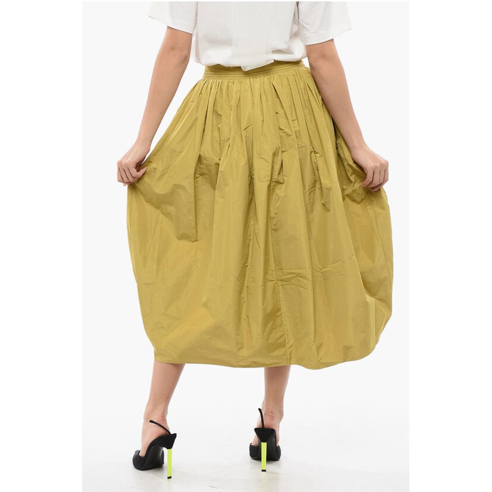 Jil Sander Gathered TAFFETAS Skirt - Image 2