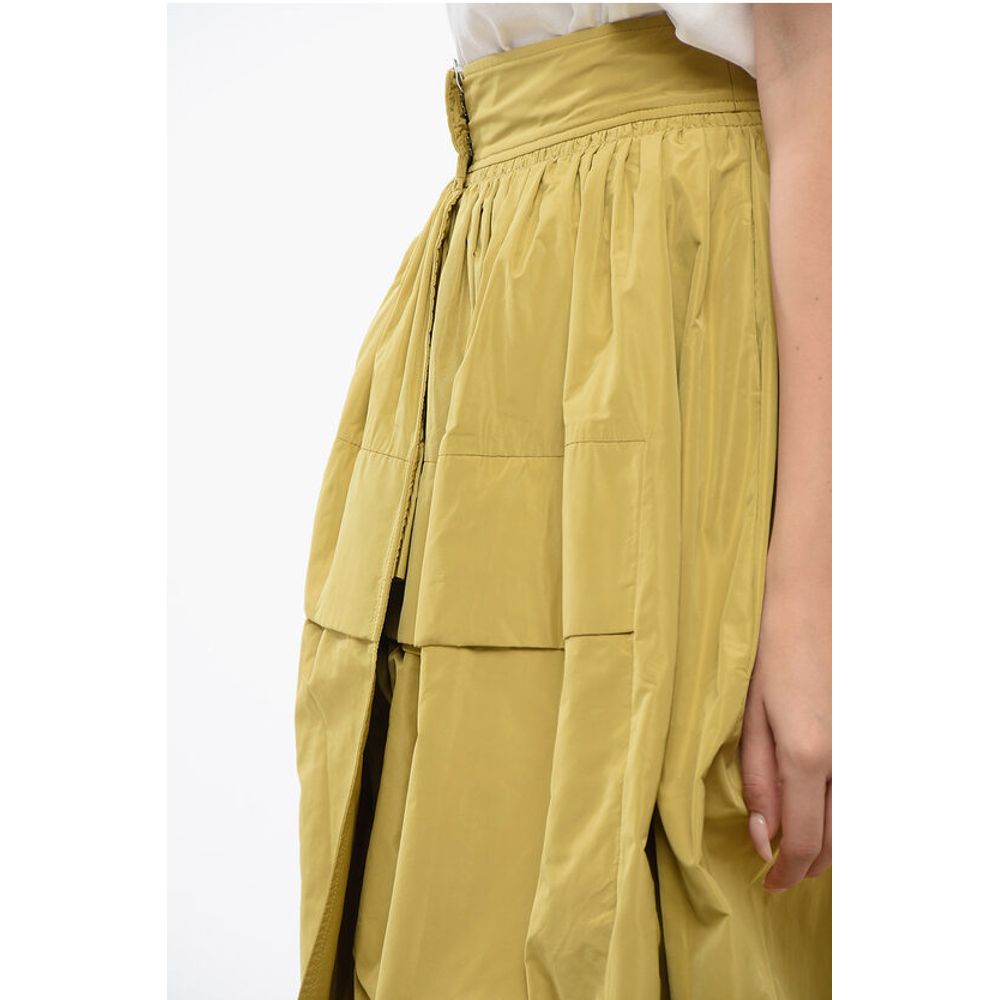 Jil Sander Gathered TAFFETAS Skirt - Image 3