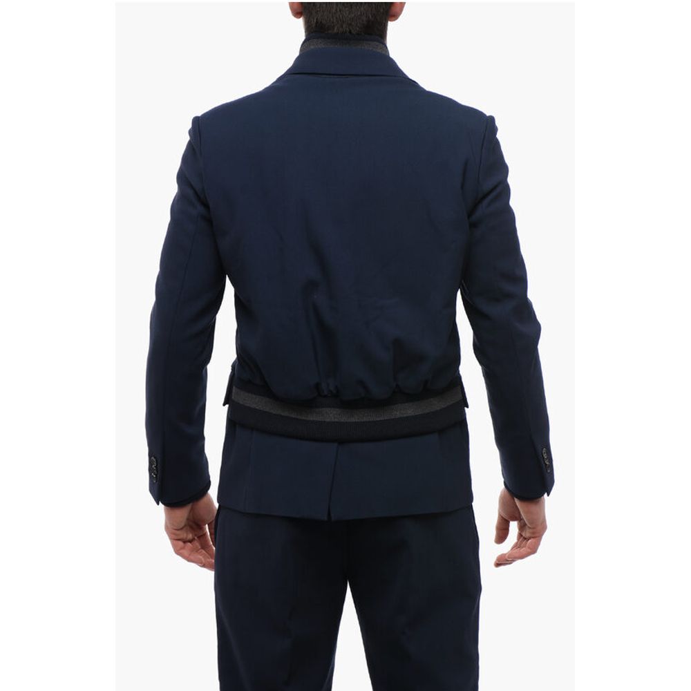 Off-White Tech Wool HYBRID Blazer with Bomber Details - Image 2