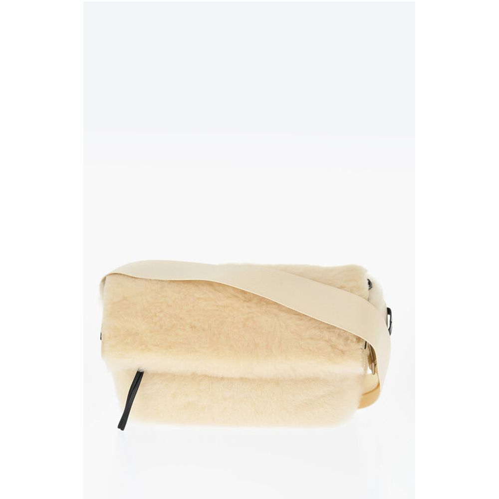 Jil Sander Shearling UTILITY Crossbody Bag