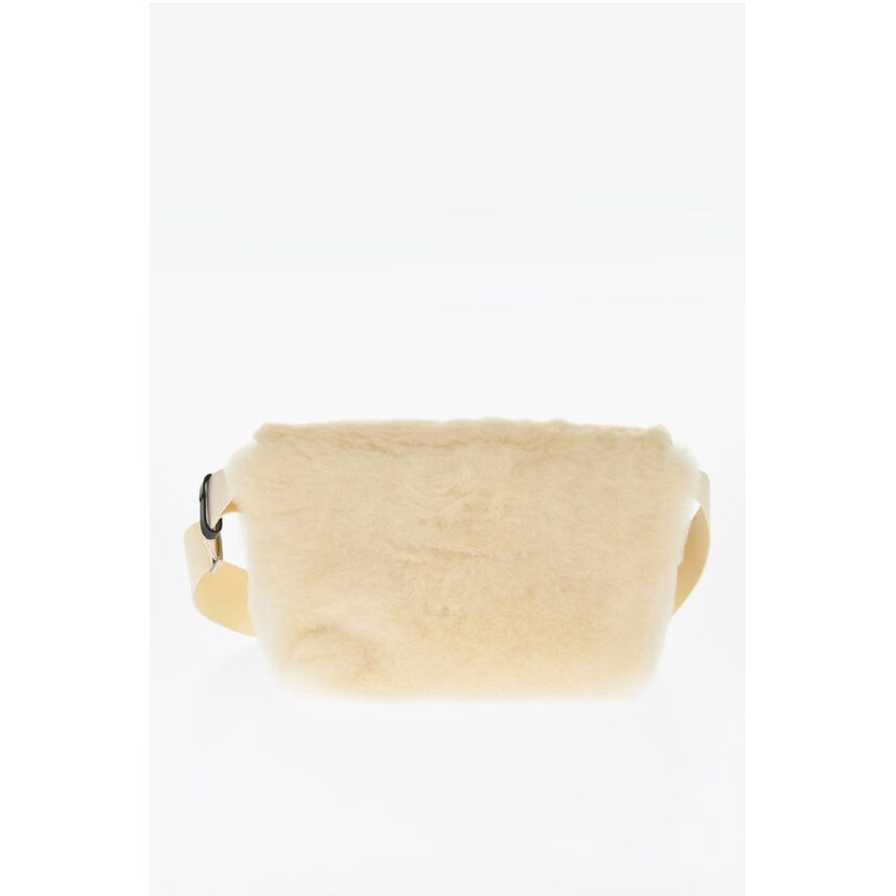 Jil Sander Shearling UTILITY Crossbody Bag - Image 2