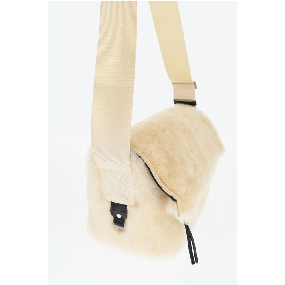 Jil Sander Shearling UTILITY Crossbody Bag - Image 3
