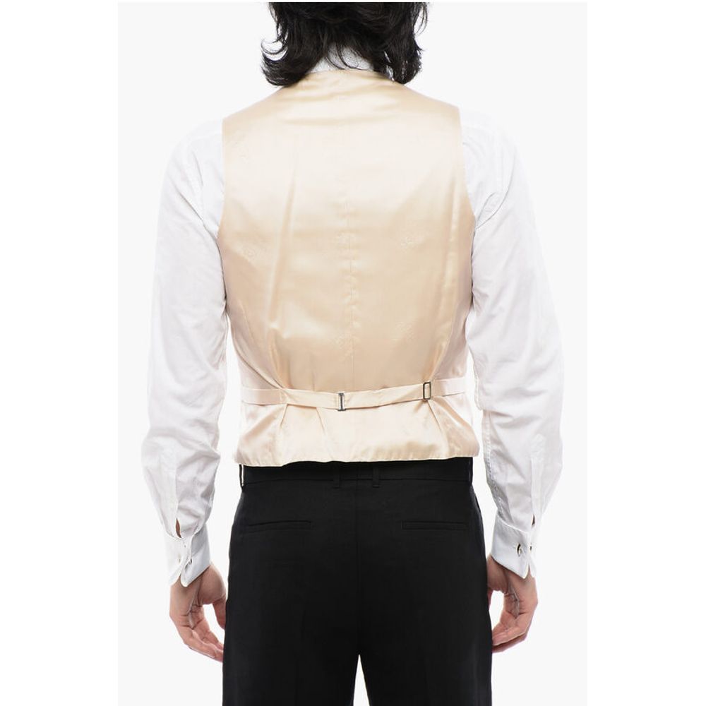 Corneliani Herringbone Wool Blend ACADEMY Blazer and Waistcoat Set - Image 7