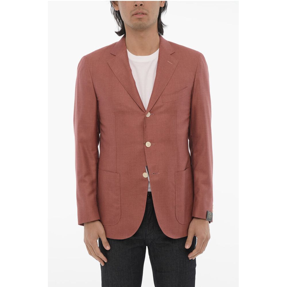 Corneliani Cashmere and Silk Side Vents Notch Lapel SARTORIA 3-Button B