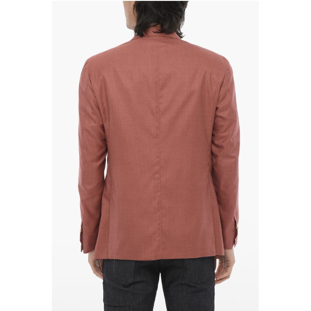 Corneliani Cashmere and Silk Side Vents Notch Lapel SARTORIA 3-Button B - Image 2