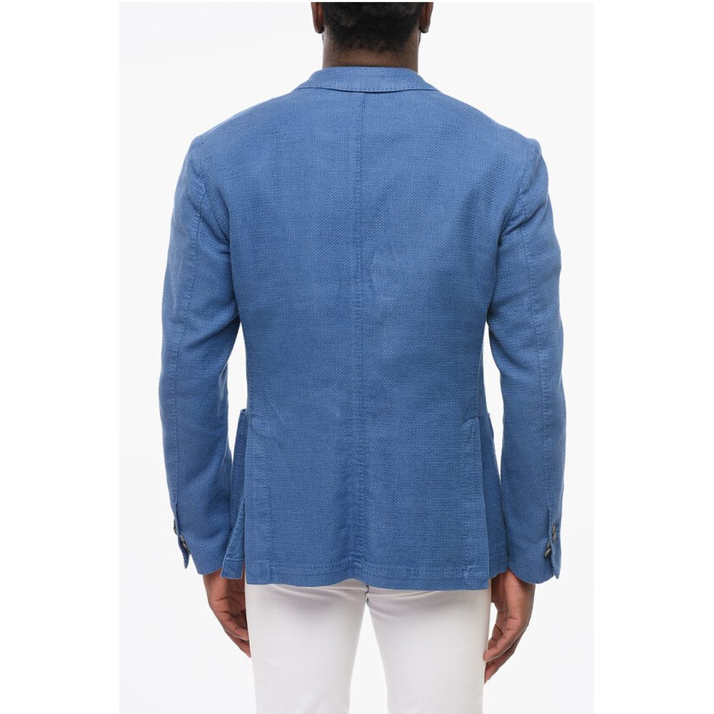 Nino Danieli Unlined 2-Button Blazer with Patch Pockets - Image 2