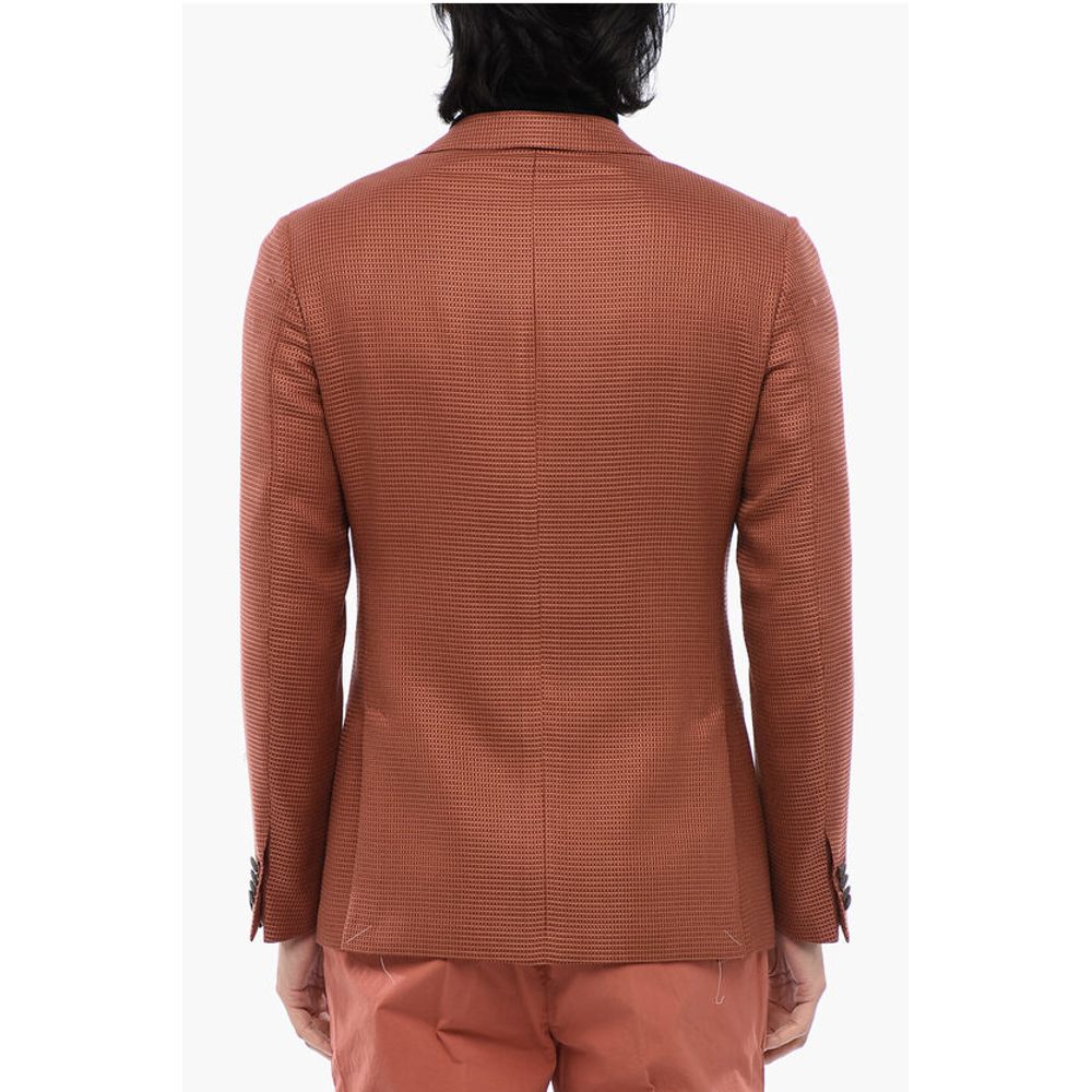 Corneliani ROAD TO EXCELLENCE Jacquard Silk Blend RESORT Blazer - Image 2