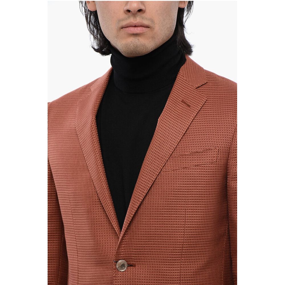 Corneliani ROAD TO EXCELLENCE Jacquard Silk Blend RESORT Blazer - Image 3