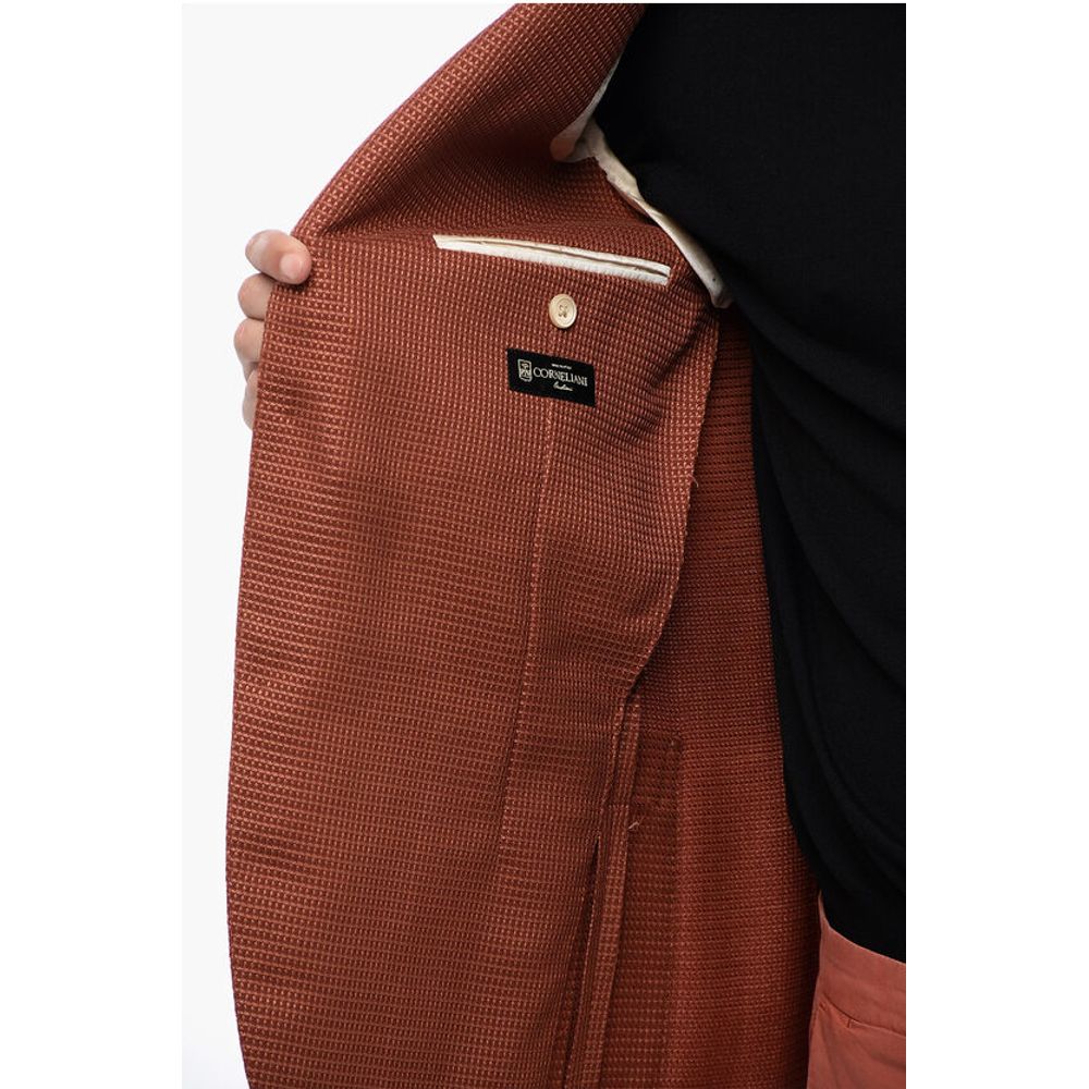 Corneliani ROAD TO EXCELLENCE Jacquard Silk Blend RESORT Blazer - Image 5