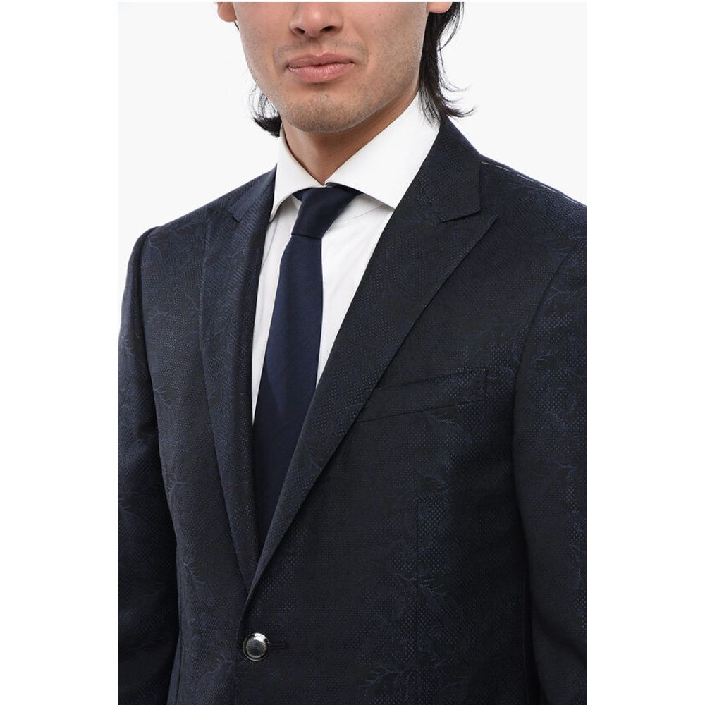 Corneliani Peak Lapel CERIMONIA ACADEMY Jacquard Blazer - Image 3