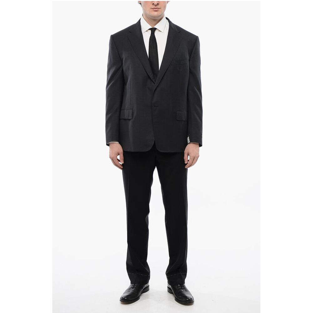 Corneliani Virgin Wool MANTUA Blazer with Notch Lapel - Image 4