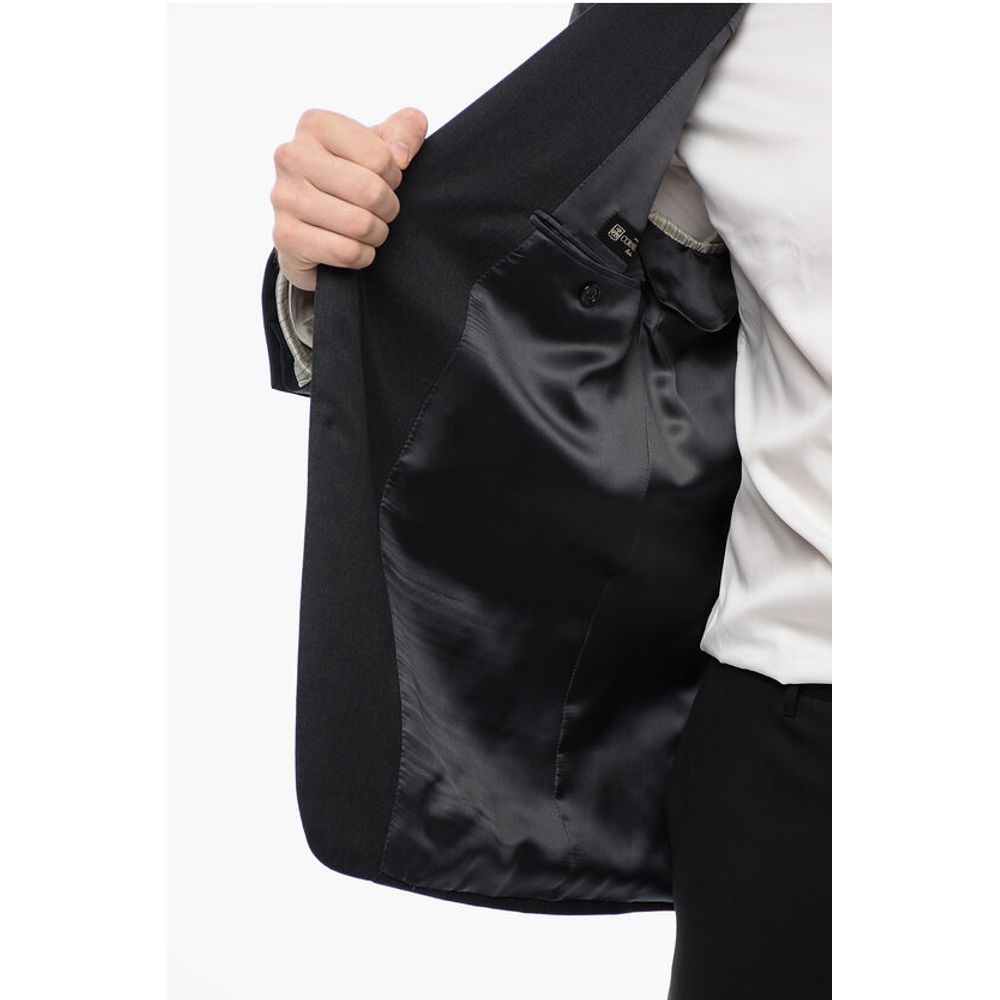 Corneliani Virgin Wool MANTUA Blazer with Notch Lapel - Image 5