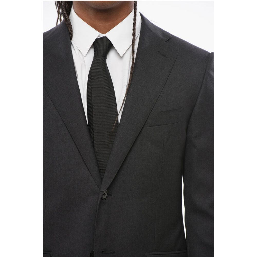 Corneliani Virgin Wool MANTUA Blazer with Notch Lapel - Image 8