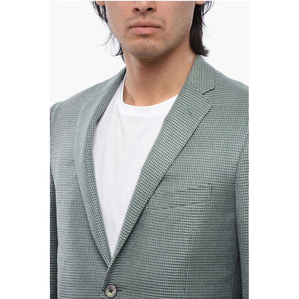 Corneliani Jacquard Wool Blend CERIM ACADEMY Unlined Blazer - Image 3