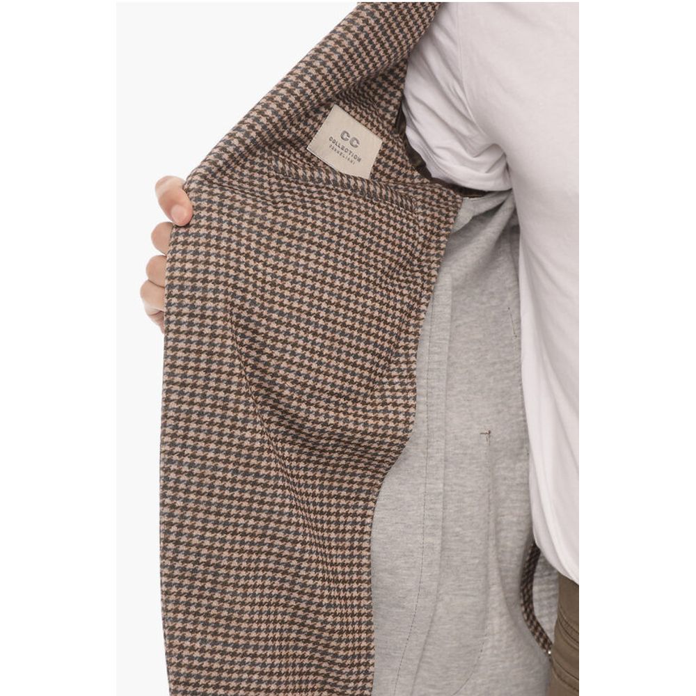 Corneliani CC COLLECTION Half-lined Houndstooth Suit - Image 5