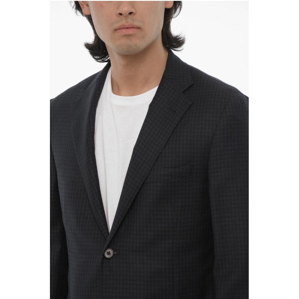 Corneliani Half-lined GATE Blazer with Check Pattern - Image 3