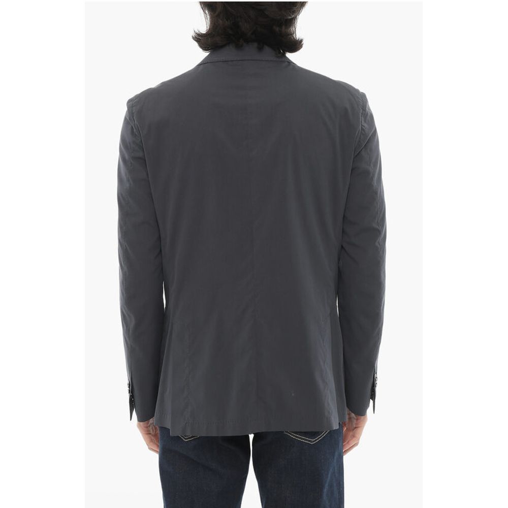 Corneliani Unlined Cotton and Silk 2-Buttons Blazer - Image 2