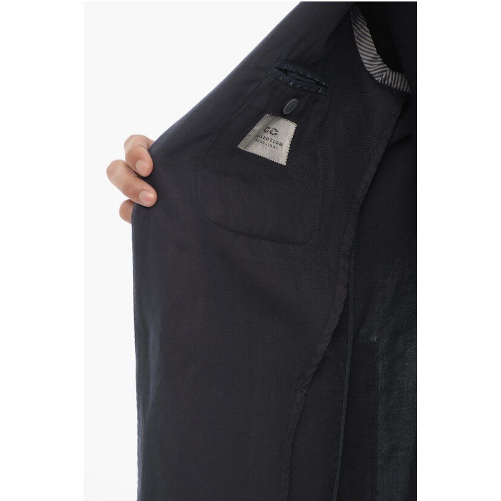 Corneliani CC COLLECTION Unlined Two-Buttons Blazer with Patch Pockets - Image 5
