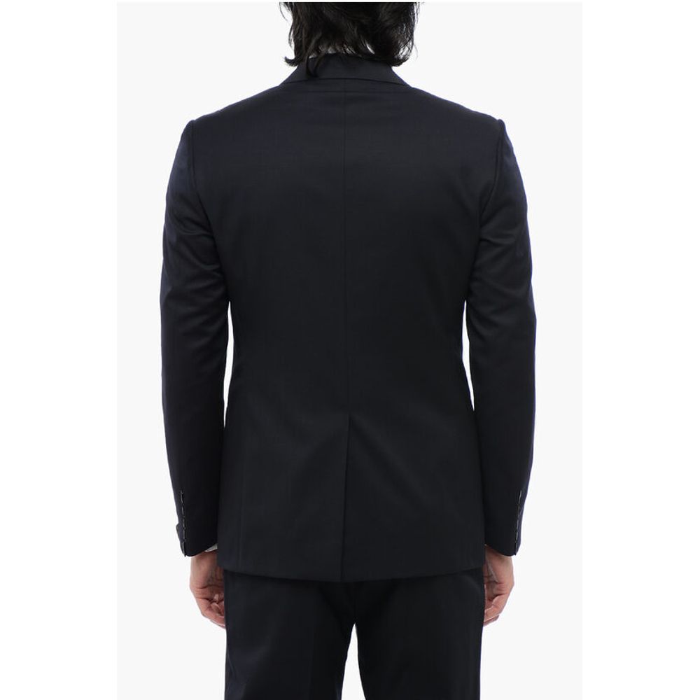 Corneliani Center Vent Peak Lapel 1-Button Blazer - Image 2