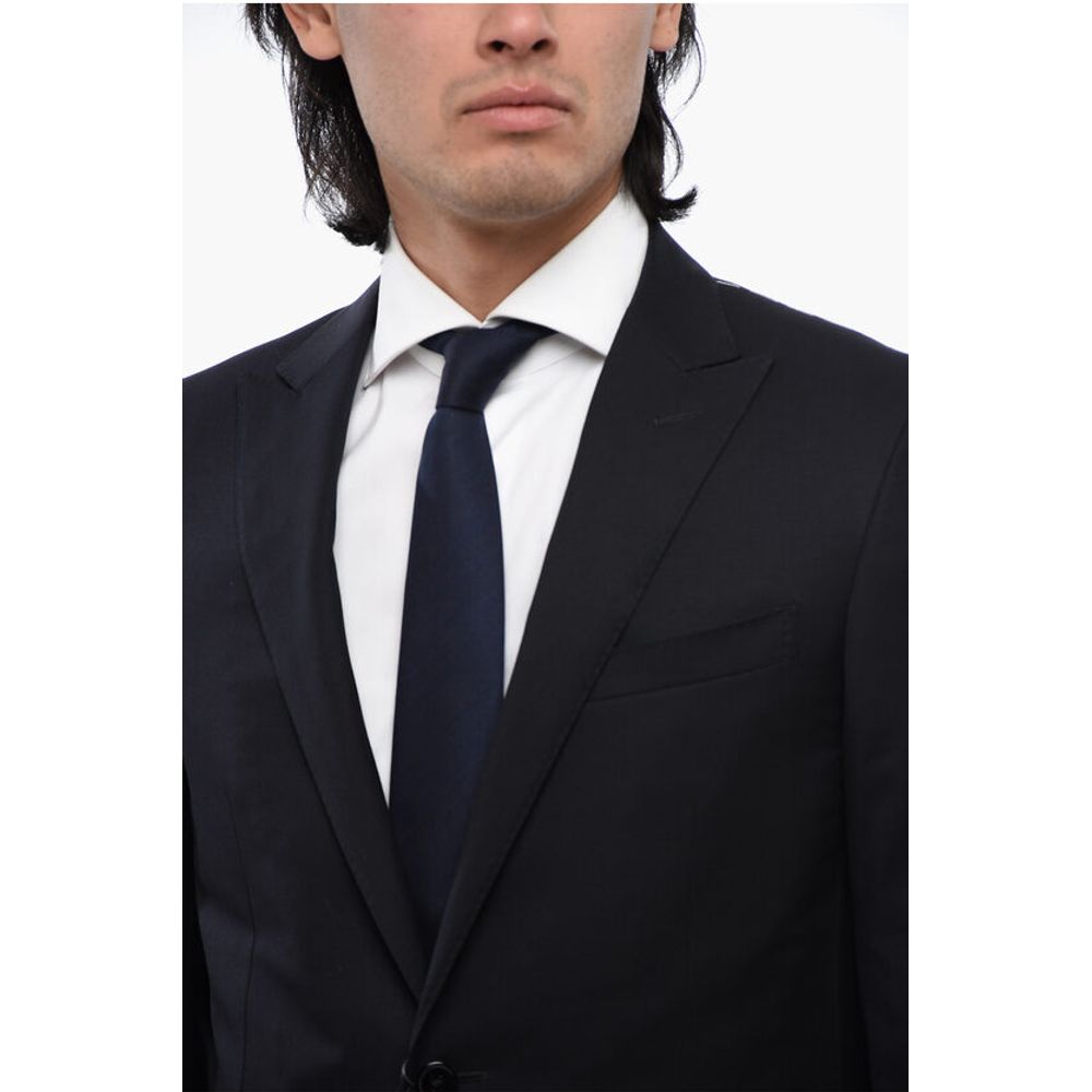 Corneliani Center Vent Peak Lapel 1-Button Blazer - Image 3