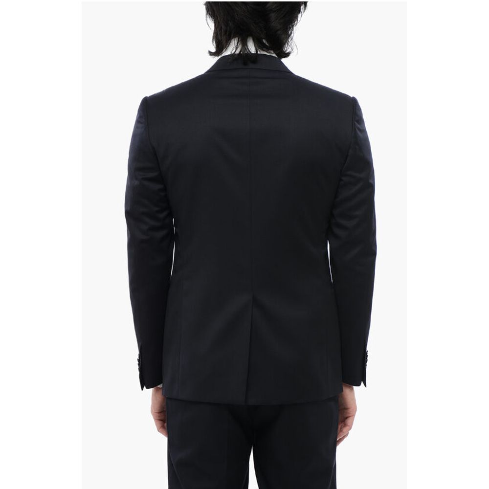 Corneliani Center Vent Peak Lapel 1-Button Blazer - Image 2