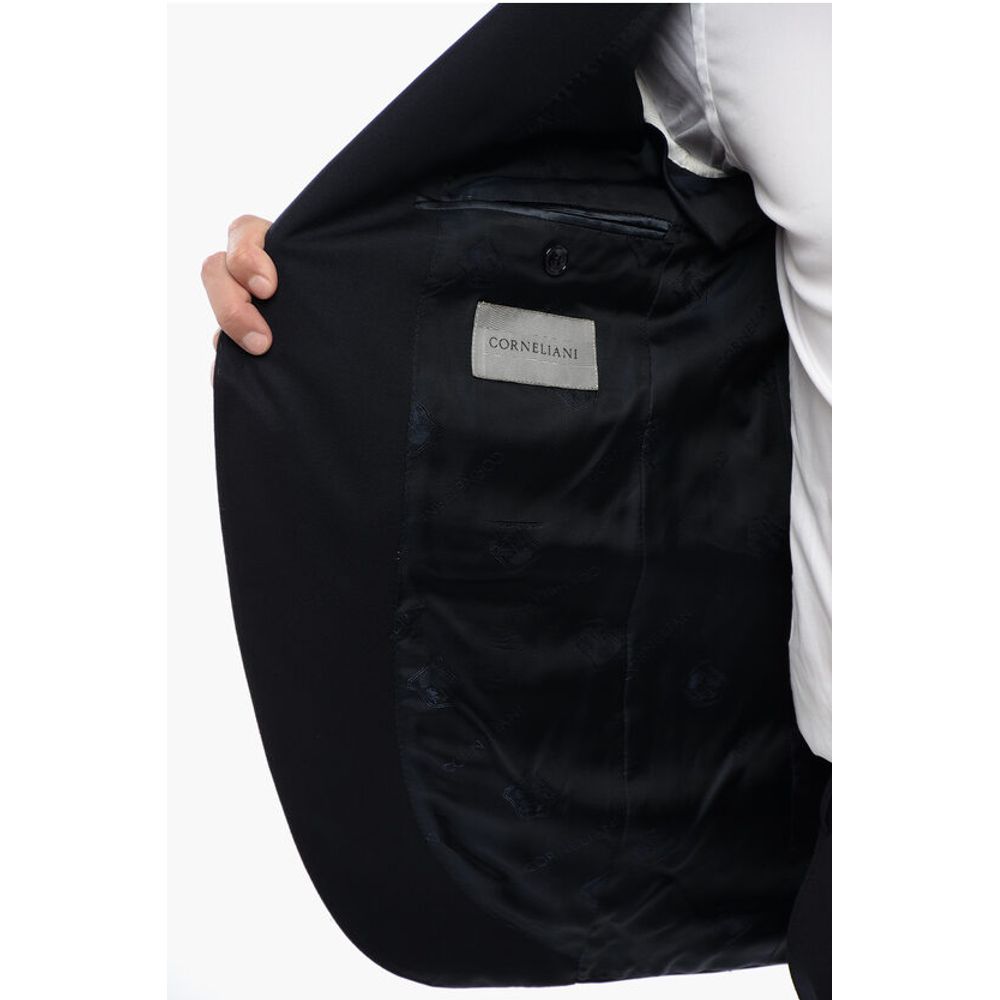 Corneliani Center Vent Peak Lapel 1-Button Blazer - Image 5