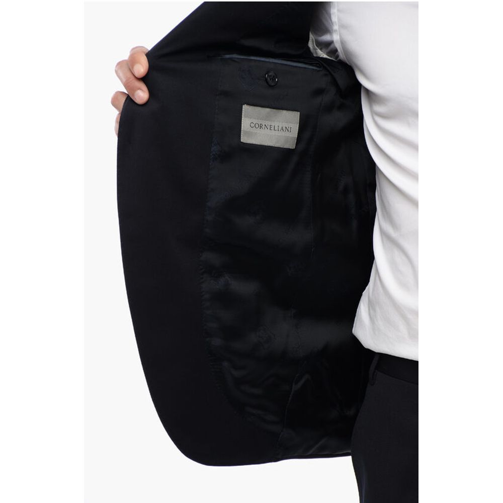 Corneliani Center Vent Peak Lapel 1-Button Blazer - Image 5