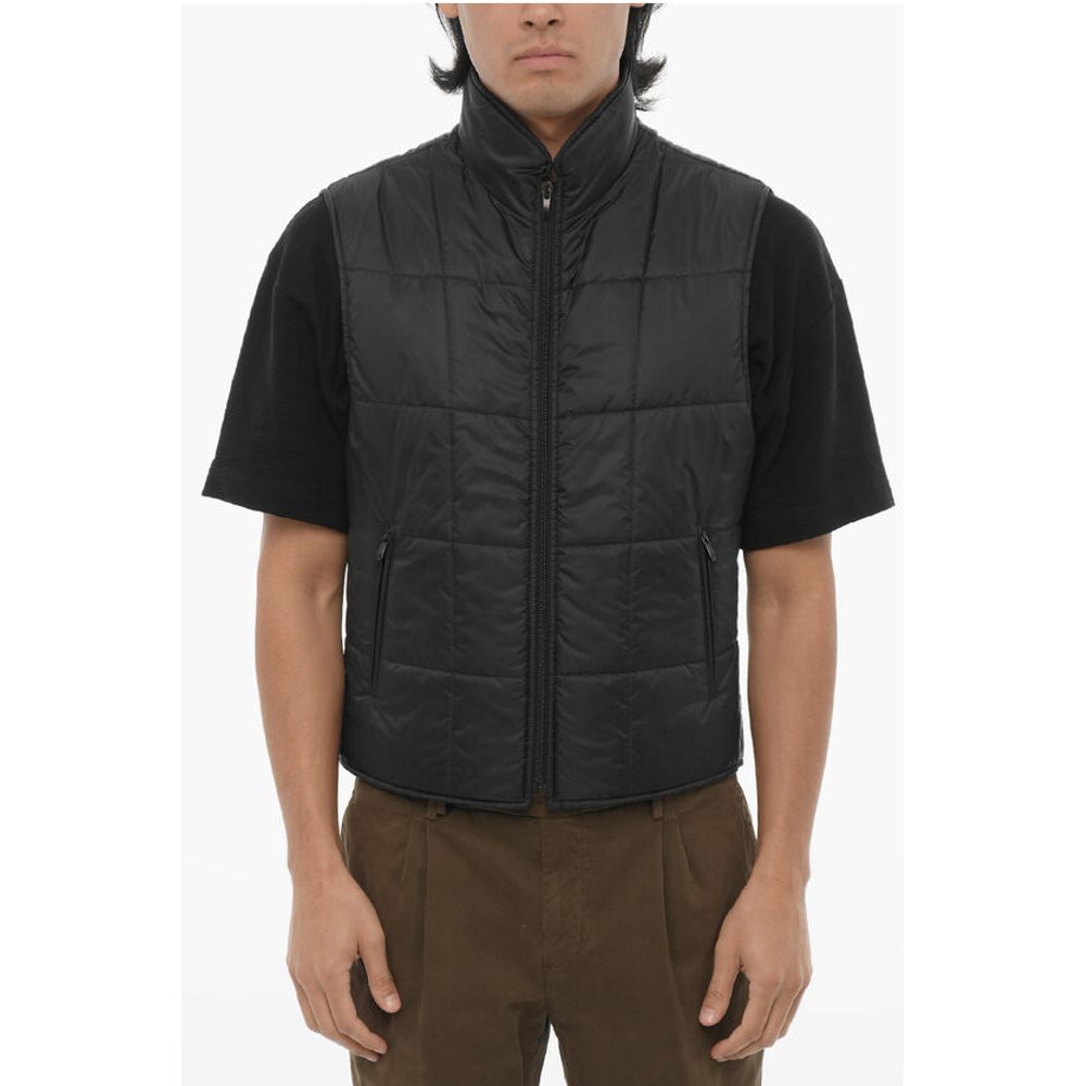 Corneliani CC COLLECTION Striped Virgin Wool Blazer with Detachable Inn - Image 6